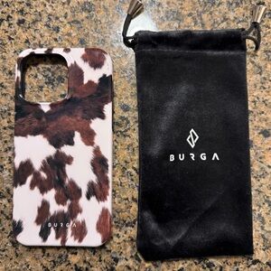 Cow Print Case - Brown and White